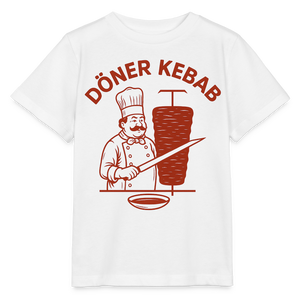 Döner Kebab Kinder T-Shirt - Weiß