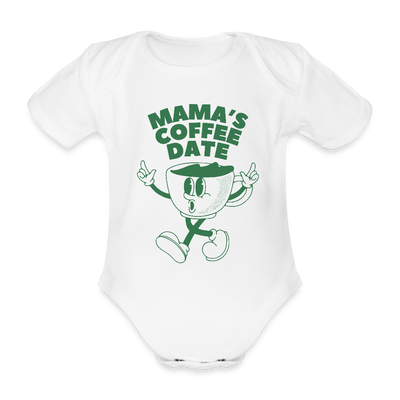 Mam's Coffee Date Cup Bodysuit - Weiß