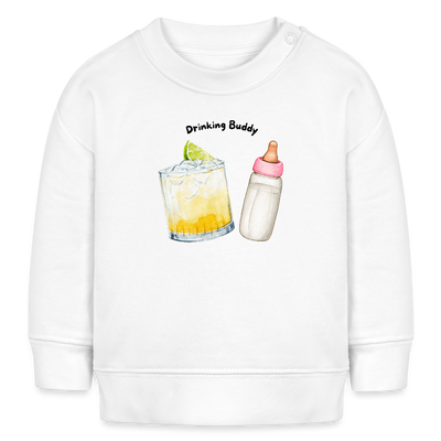 Drinking Buddy Bio-Sweatshirt - Weiß